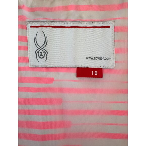 Spyder Insulated Hooded Ski Jacket, Women's Sz 10 - Picture 3 of 8